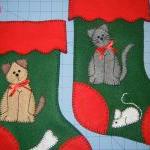 Pdf Christmas Pattern For Felt Pets Stockings -..