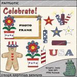 Patriotic Graphic And Clipart Set - Digital..